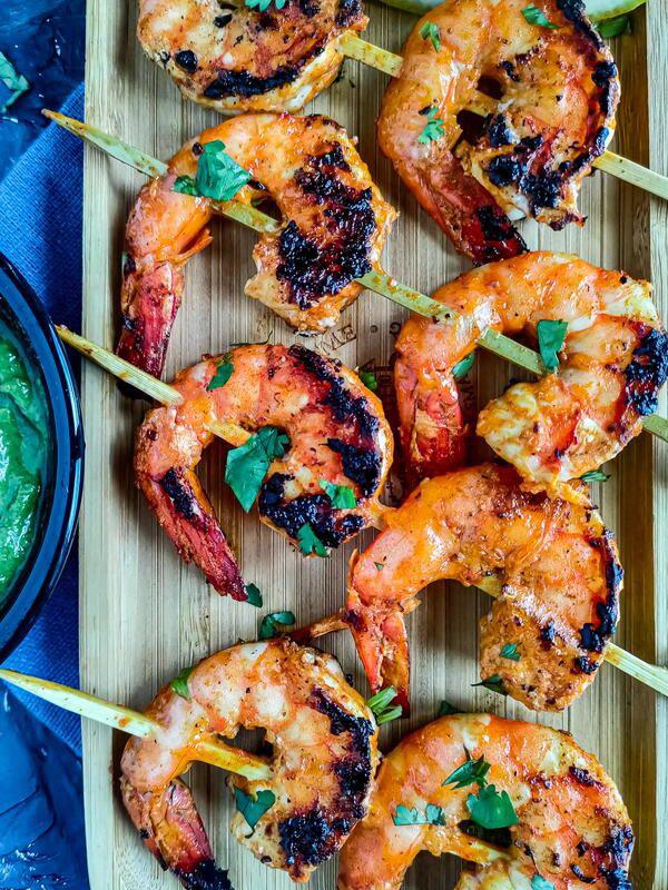 Grilled Prawn Skewers