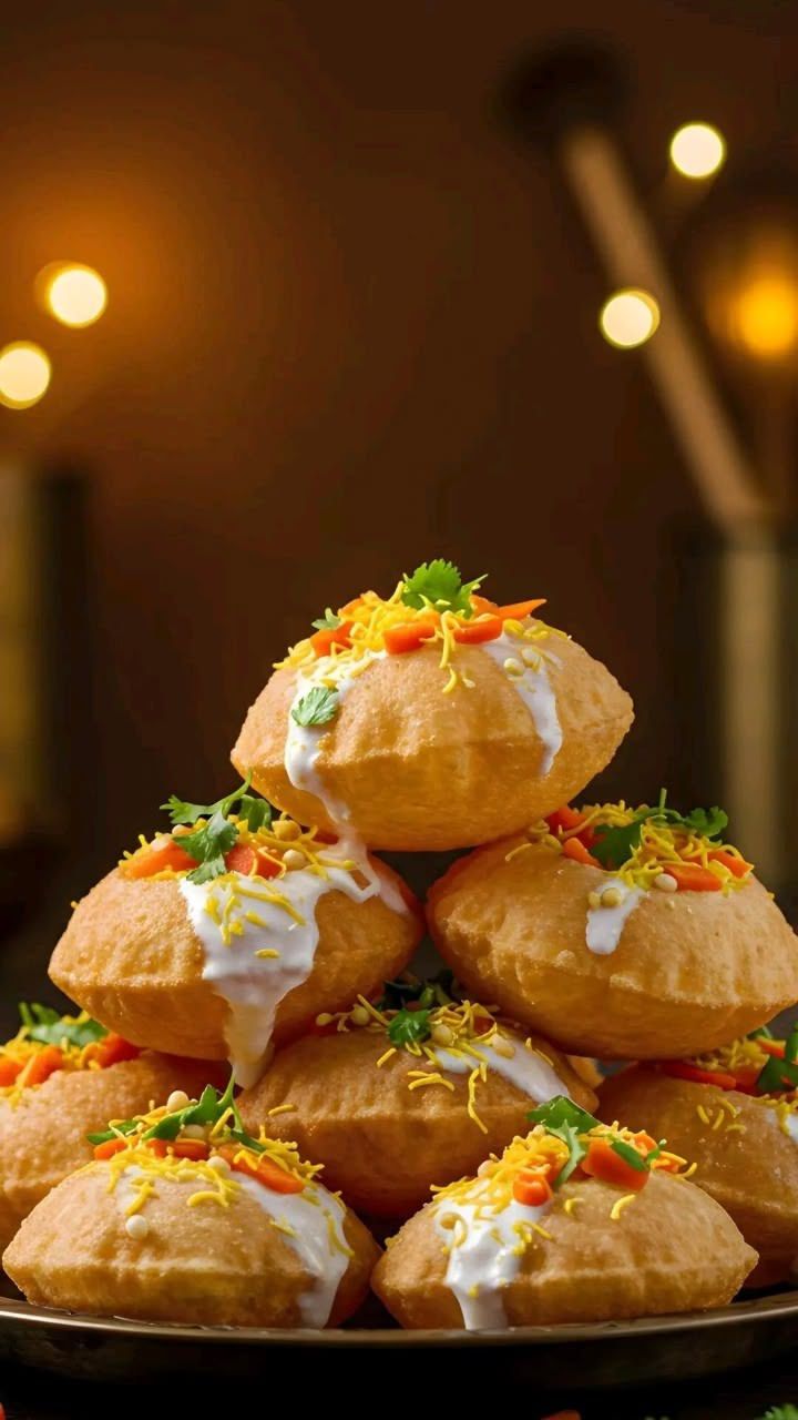 Dahi Puri Stack